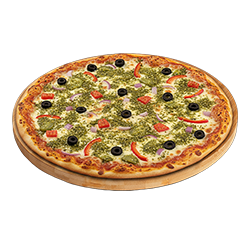 Oregano Pizza (Zaatar) Vegetable with Cheese